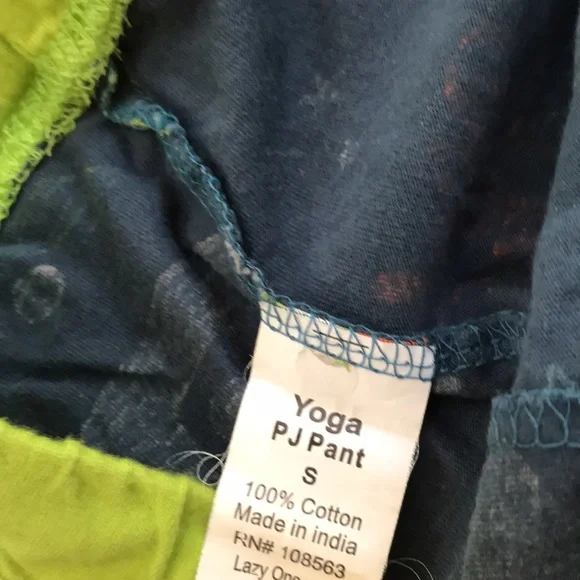 Lazy one small cotton pajama yoga pant. - Picture 4 of 9